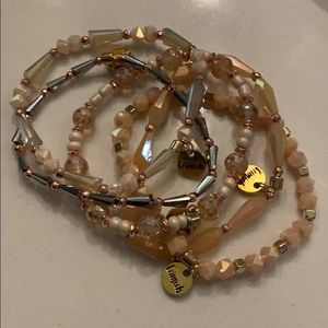 Erimish rose gold stack